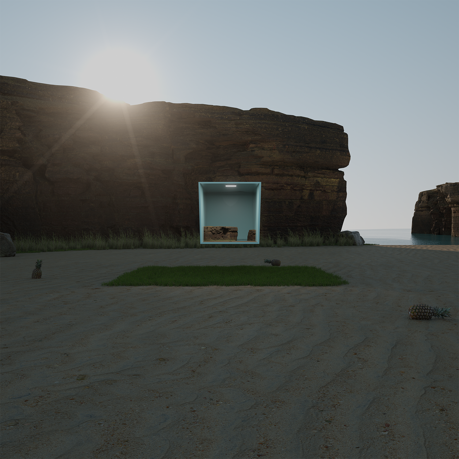 Abstract 3D Scene Thumbnail
